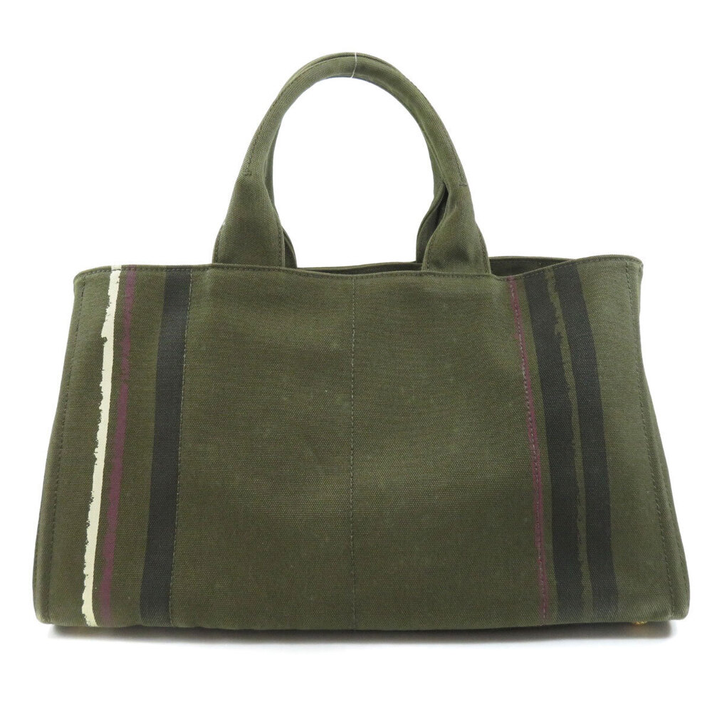 Prada Hand Tote Canapa Bag Canvas 2way